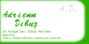 adrienn dibuz business card